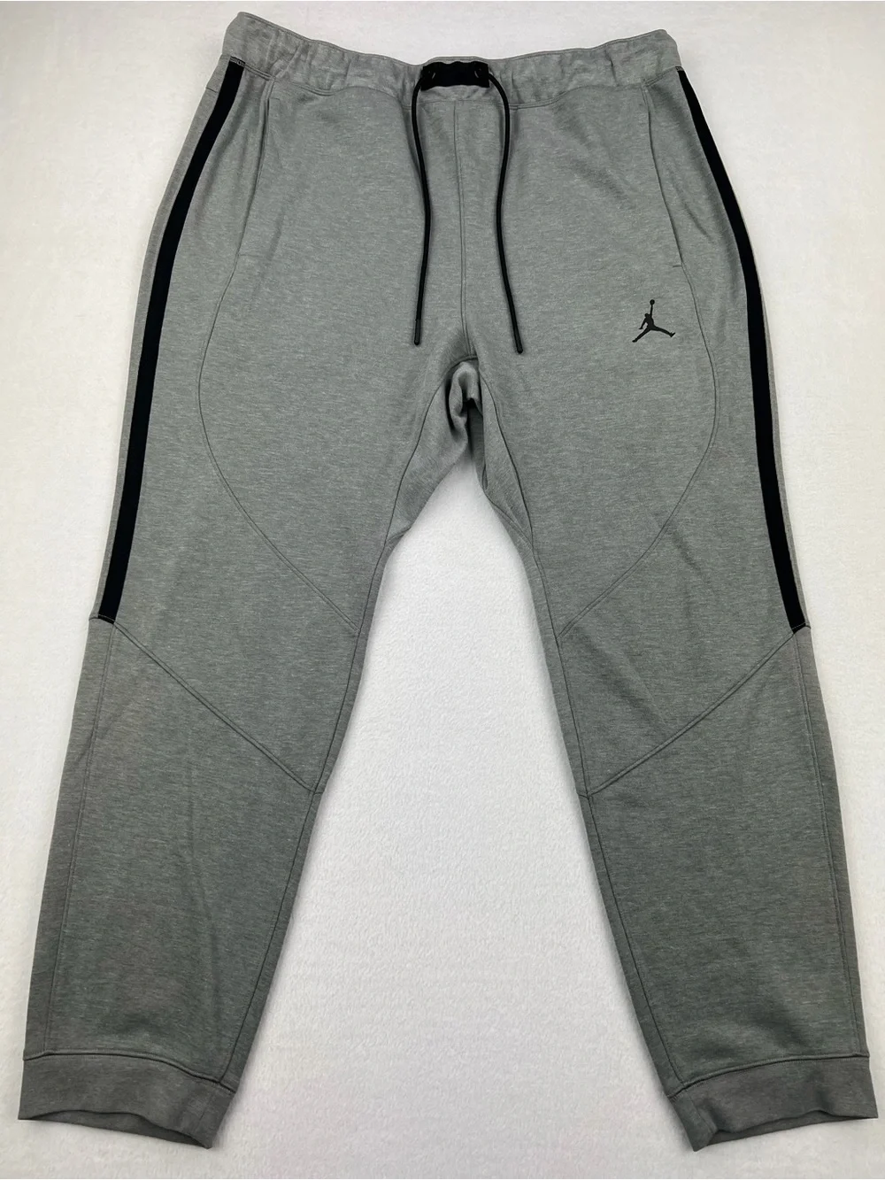 Jordan Dri Fit Sport Statement Air Fleece Sweatpants Heather Gray Mens Size XXL